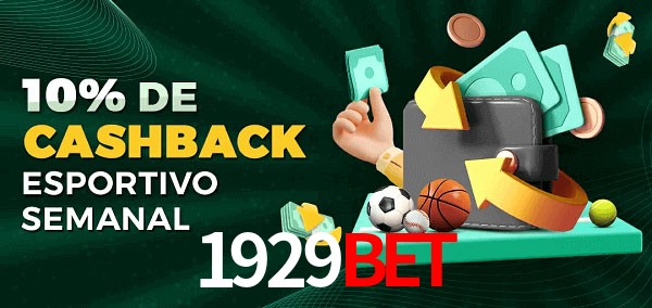 10% de bônus de cashback na 1929bet